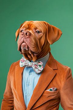 Bordeaux Dog van Poster Art Shop