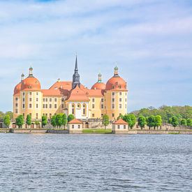 Le château de Moritzburg - Un palais insulaire baigné d'une lumière apaisante sur Johann Pavelka