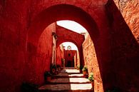 View through the Santa Catalina Monastery Arequipa Peru by Suzanne Spijkers thumbnail