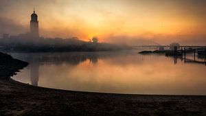 Misty sunrise