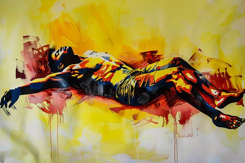 Digitaal abstract kunstwerk