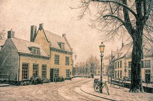 Winter im historischen Amersfoort