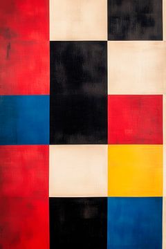 Kleurrijk geometrisch patroon - Modern van Poster Art Shop