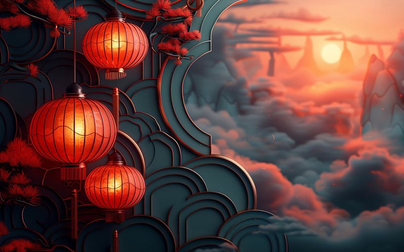 Chinesisches Motiv von de-nue-pic