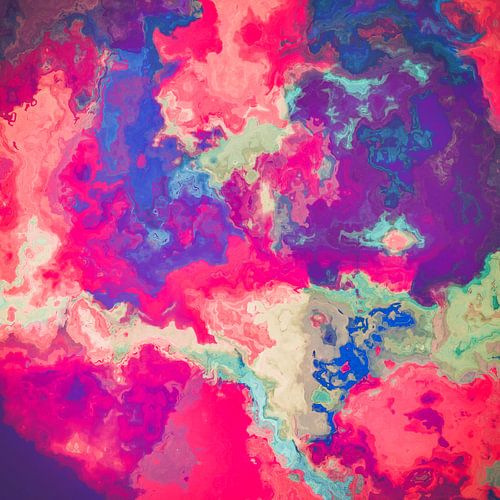 marmeren abstractie kunst blauw rood paars #marble