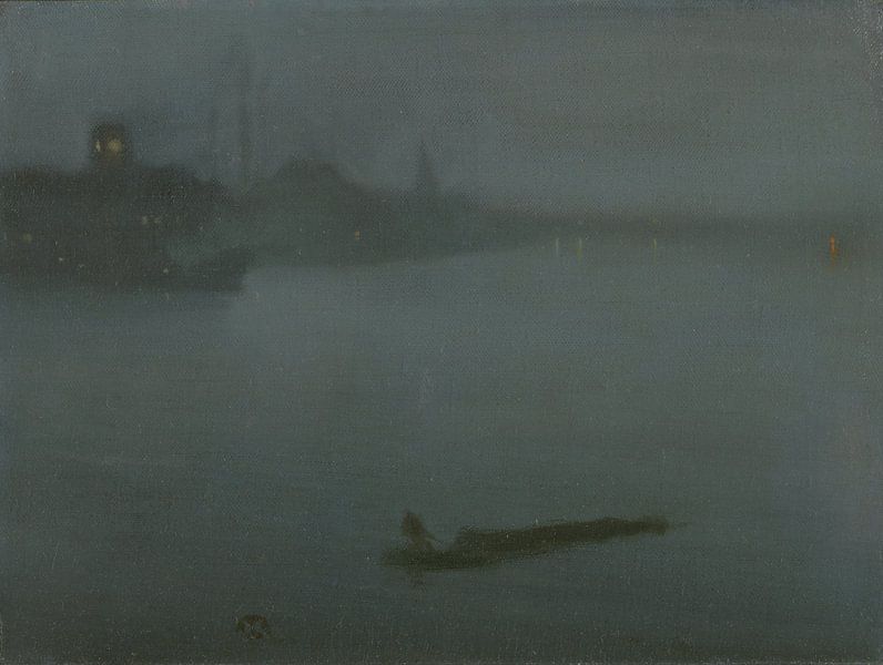 Nocturne in Blue and Silver, James Abbott McNeill Whistler by Masterful Masters