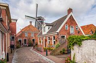 Windmolen De Ster in het centrum van Winsum van Evert Jan Luchies thumbnail