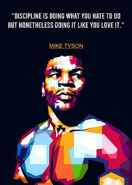 Mike Tyson by Muamar Kadhafi