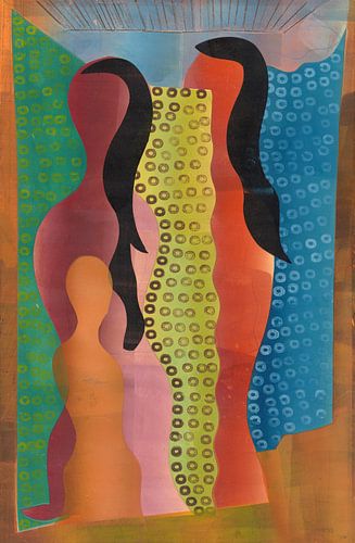 Compositie met figuren, Hendrik Nicolaas Werkman