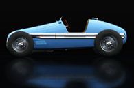Gordini T16 Grand Prix Seitliche Ansicht von Jan Keteleer Miniaturansicht