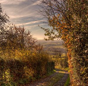 Panorama Geuldal in Zuid-Limburg van John Kreukniet