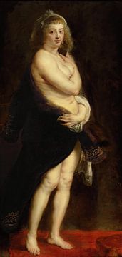 Helena Fourment in een bontgewaad, Peter Paul Rubens