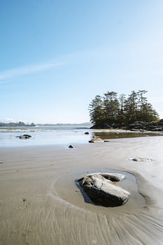 Tofino strand in Vancouver Island, Canada