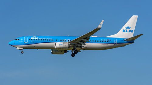 KLM Boeing 737-800 passagiersvliegtuig.