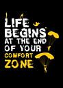 Het leven begint aan het einde van je comfortzone van Quotes Motivation thumbnail