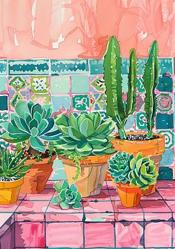 Succulent Serenade van Liv Jongman