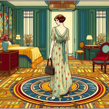Art Deco fashion 1900 by Tatjana Korneeva