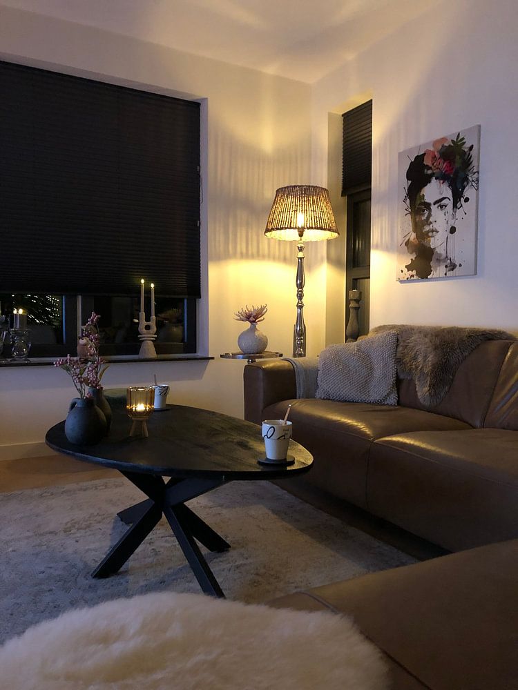 Black &amp; white with flower colour splash  von Bianca ter Riet 