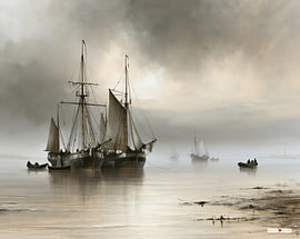 sailing ships / sailing boats by Gelissen Artworks