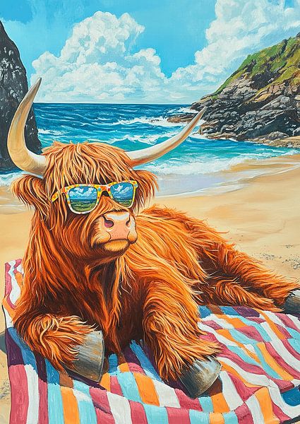 Schottisches Hochlandrind Highland Cow Cattle von Niklas Maximilian