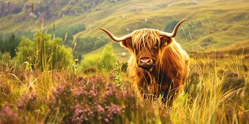 Harmony in Scottish Highland by Vlindertuin Art