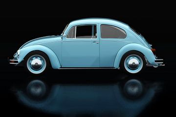 Volkswagen Beetle Lateral View by Jan Keteleer