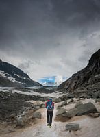 Walking Towards the Blue