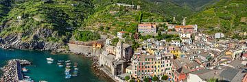 Vernazza in the Cinque Terre in summer by Markus Lange