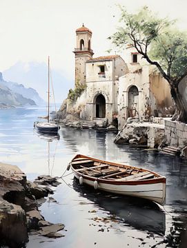 small port in Italy by PixelPrestige