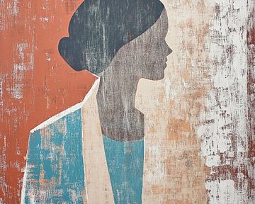 Vrouwenprofiel | Weathered Grace van De Mooiste Kunst