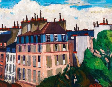 Rooftops, Paris, Henry Lyman Saÿen