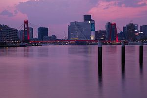 Rotterdam Skyline van Colin Bax