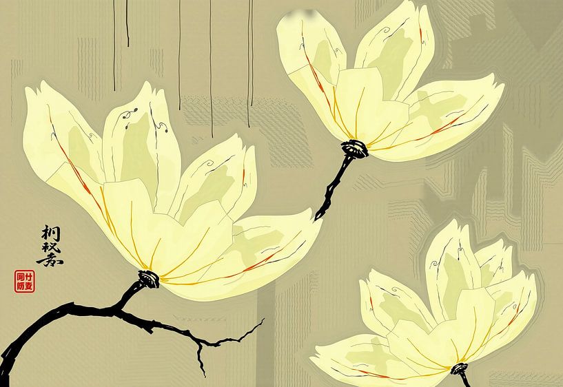 Dance of the magnolias by Conpo Design