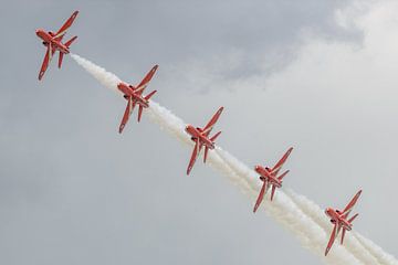 De Red Arrows van de Royal Air Force. van Jaap van den Berg