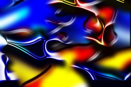 Thème : Couleurs et lignes entrelacées sur Karl-Heinz Petersitzke