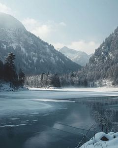 Winteridylle im Sonnenstrahl