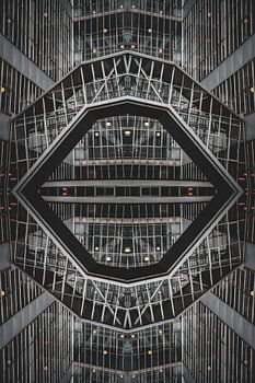 Van Nelle fabriek Rotterdam, symmetrisch modern industrieel erfgoed