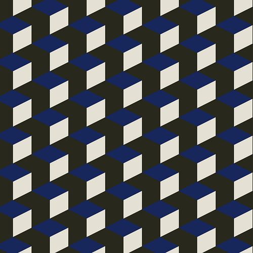 Geometrisch jaren 70 retro-patroon nr. 9