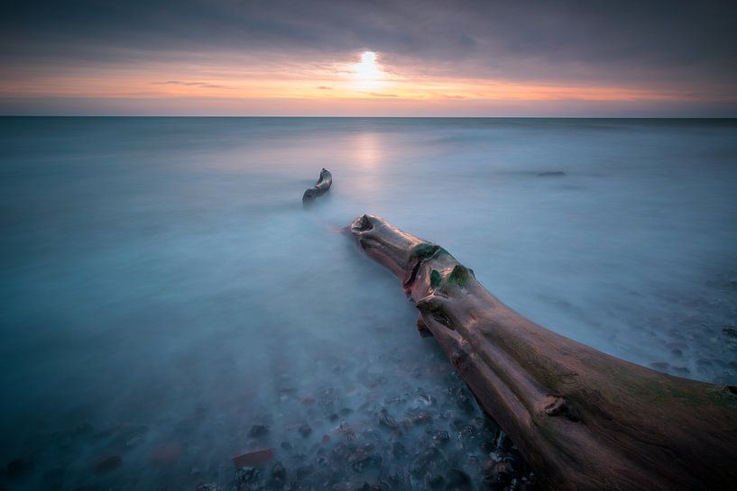 Sonnenaufgang am Meer von Martin Wasilewski