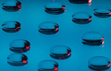 Aqua Reflections in Cyan von WSPictures