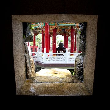 Temple Zhinan à Taipei, Taiwan sur Kees van Dun