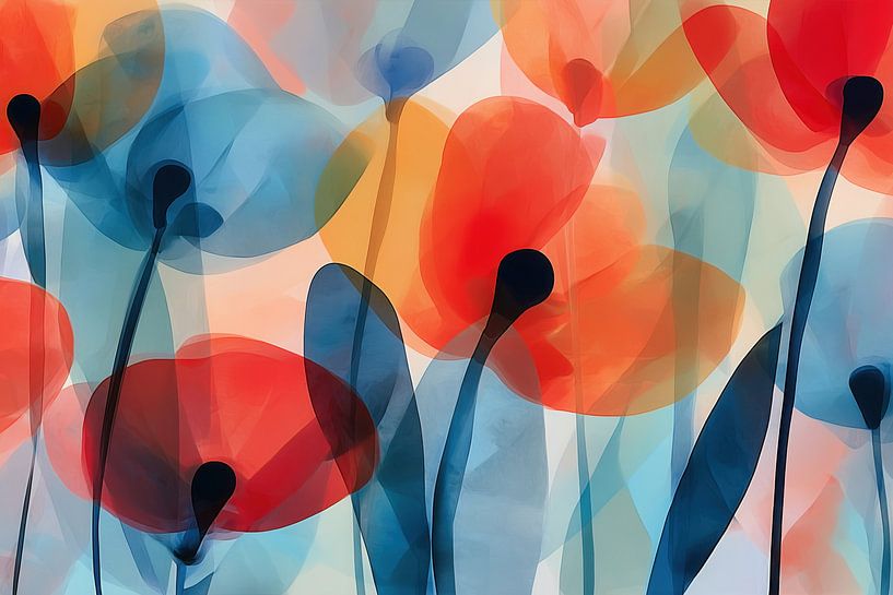 De lichtheid van zijn | Digitaal impressionisme van Frank Daske | Foto & Design