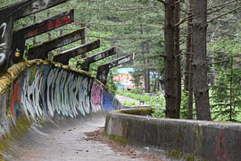 The Sarajevo bobsleigh run 4 by Erik Buitenhuis