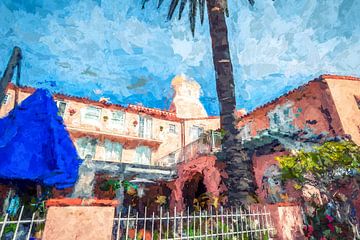Hotel La Valencia - La Jolla, Californië van Joseph S Giacalone Photography