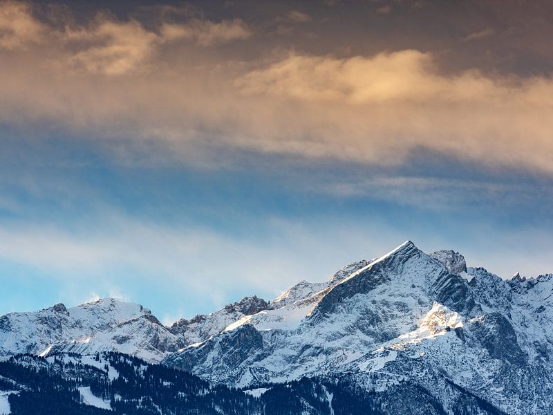 Morgenstimmung an der Alpspitze von Andreas Müller
