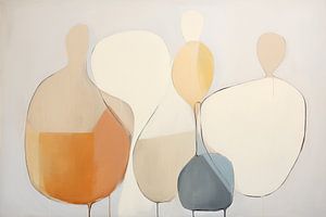 Œuvre d'art abstraite moderne