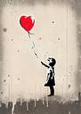 Banksy Poster Print Art Print Balloon Girl by Niklas Maximilian thumbnail