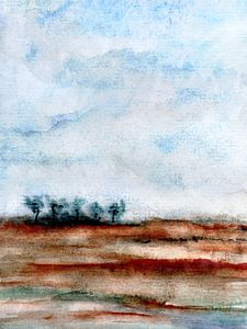 Bäume am Horizont