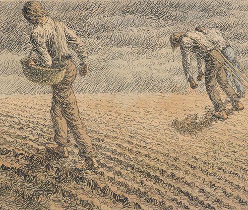 Ivan Žabota, In het veld, ca 1905