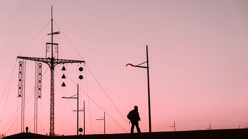 Historische waterstandindicator